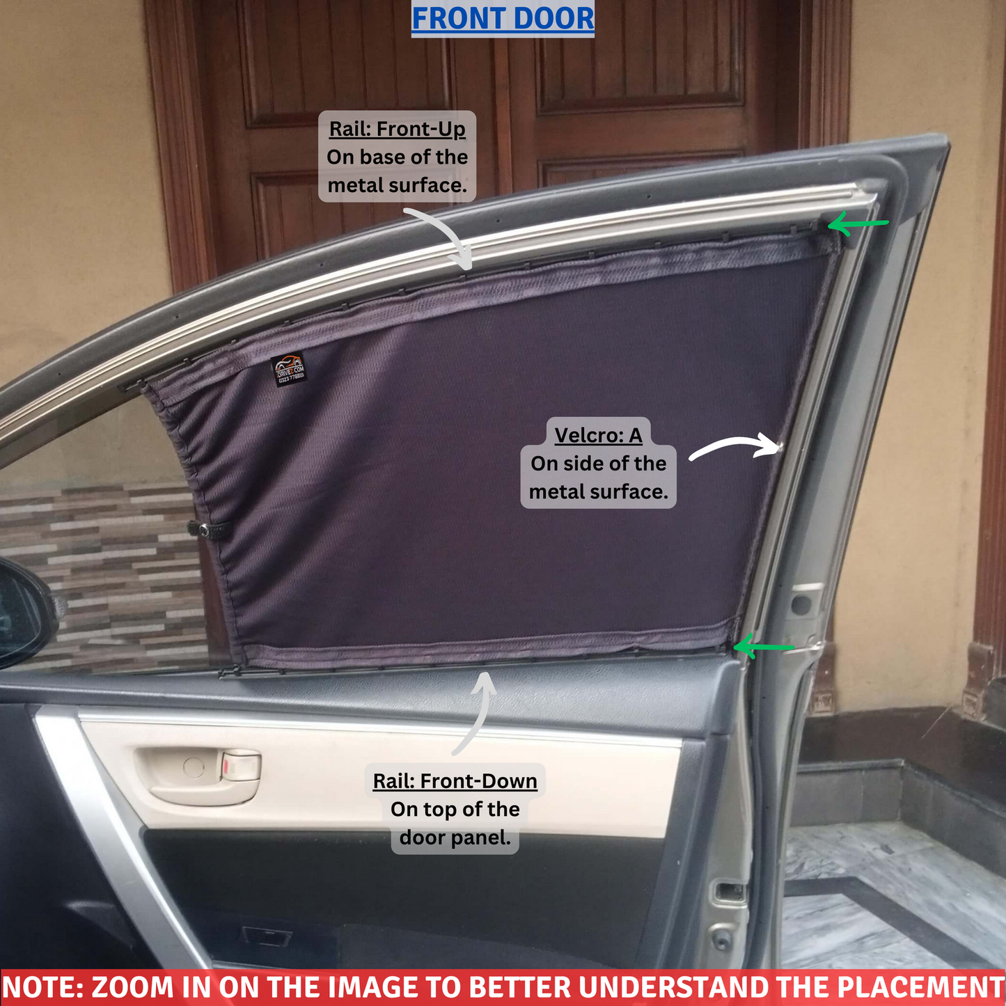 Toyota Corolla 11th Car Curtains (2014/2023)