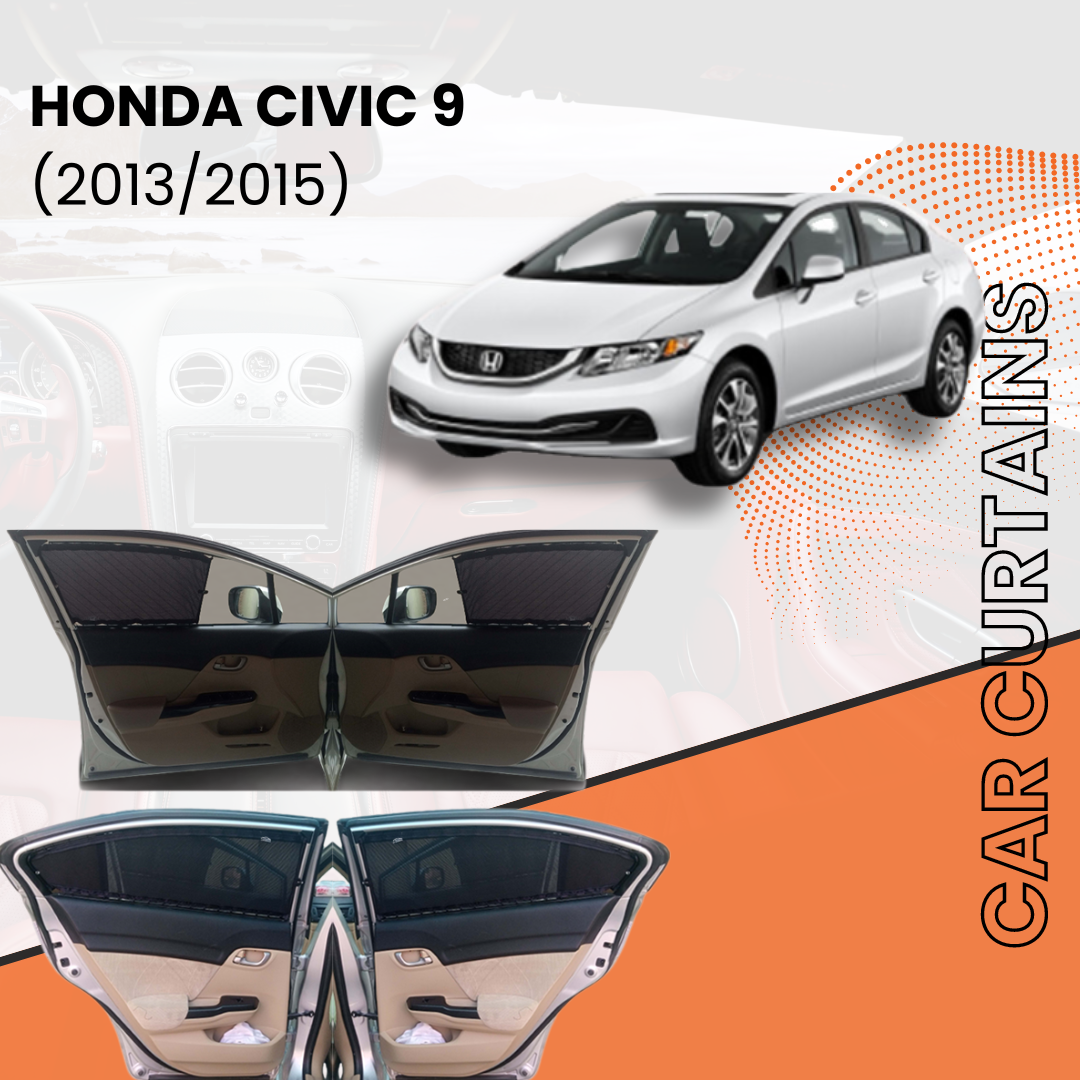 Honda Civic 9th (Rebirth) Car Curtains (2013/2015)