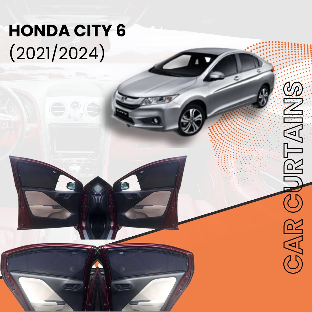 Honda City 6th (Grace) Car Curtains (2021/2024)