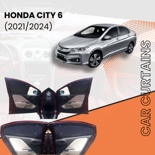Honda City 6th (Grace) Car Curtains (2021/2024)