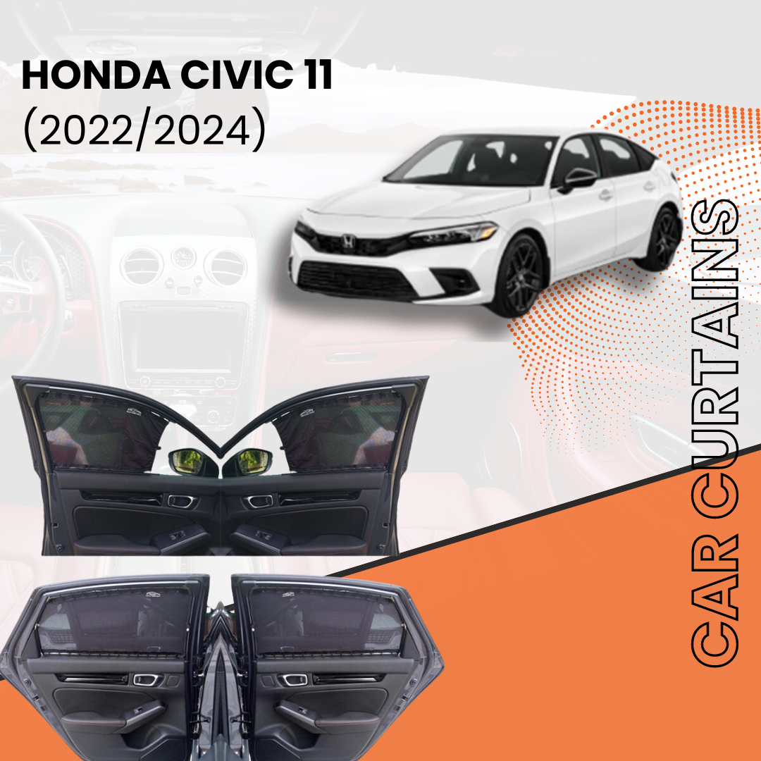 Honda Civic 11th Car Curtains (2022/2024)