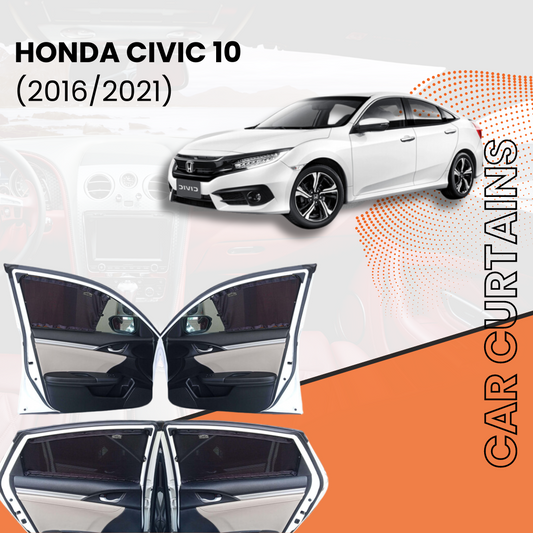 Honda Civic 10th Car Curtains (2016/2021)