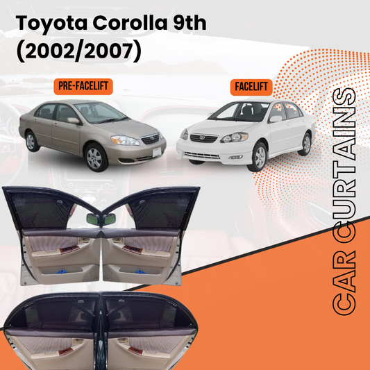 Toyota Corolla 9th Car Curtains (2003/2008)