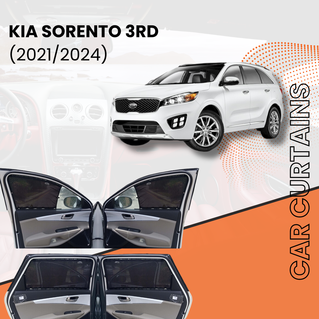 Kia Sorento 3rd Car Curtains (2021/2023)