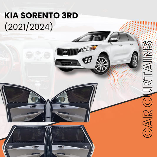 Kia Sorento 3rd Car Curtains (2021/2023)