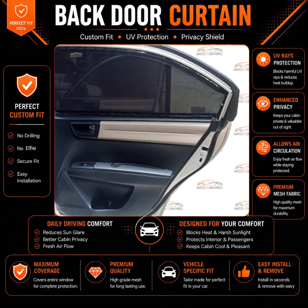 Toyota Axio 11th E160 Car Curtains (2012/2019)