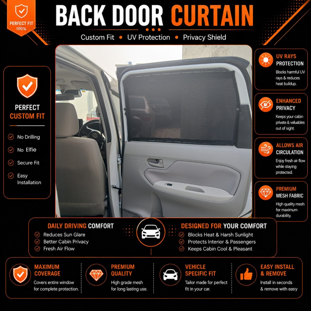 Daihatsu Move 6th Car Curtains (2014/2023)