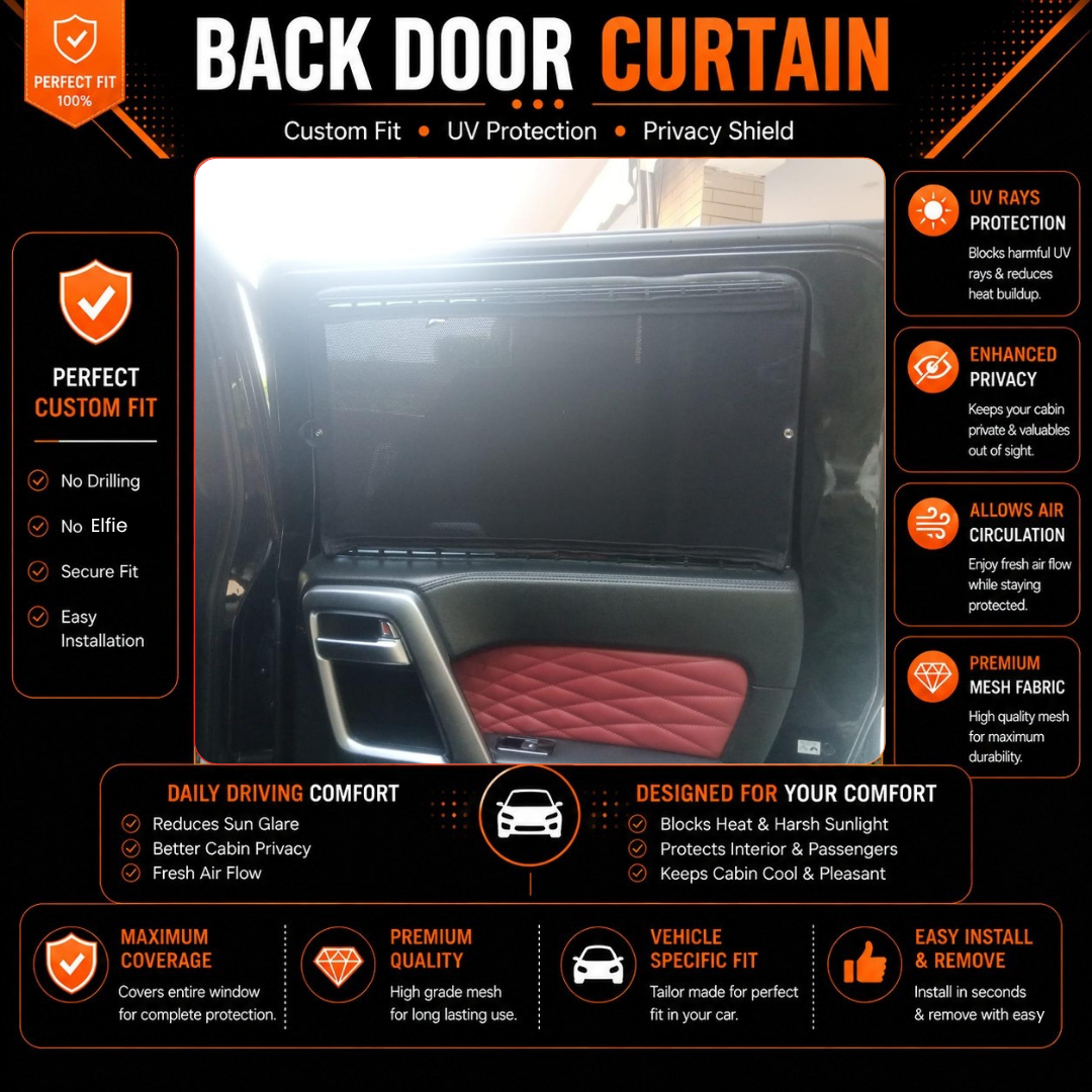 BAIC BJ40 1st Car Curtains (2022/2023)