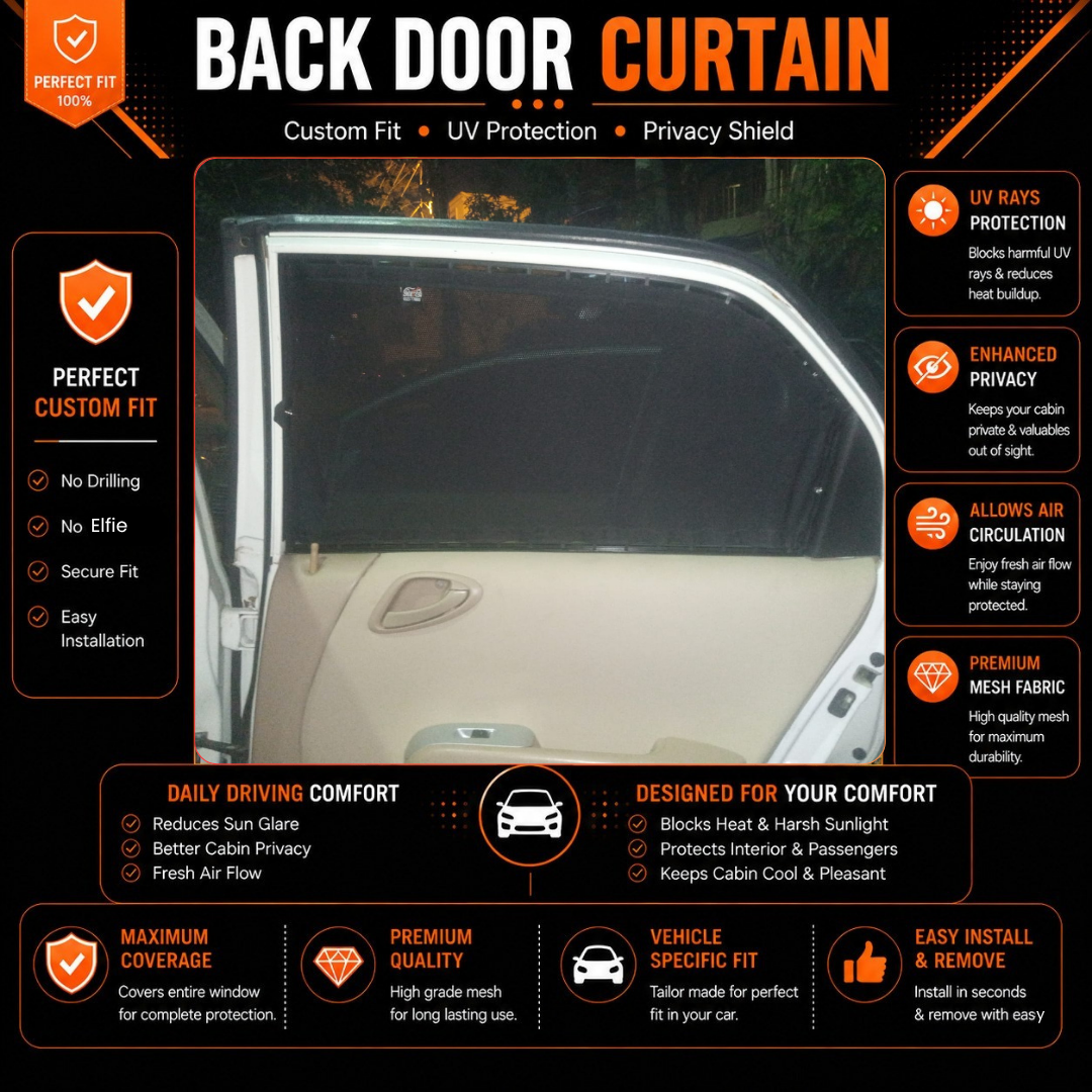 Honda City 4th (2003/2008) Car Curtains