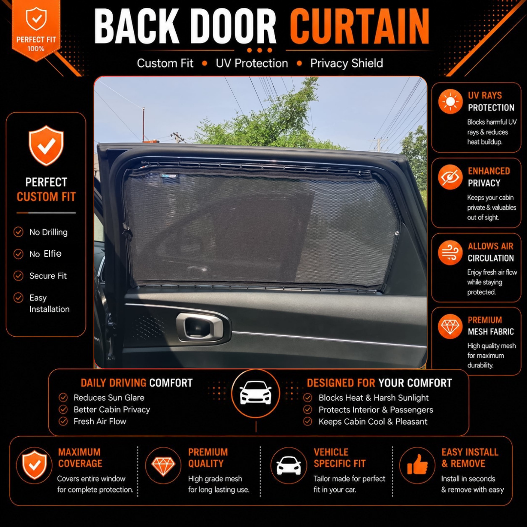 Kia Sorento 3rd Car Curtains (2021/2023)