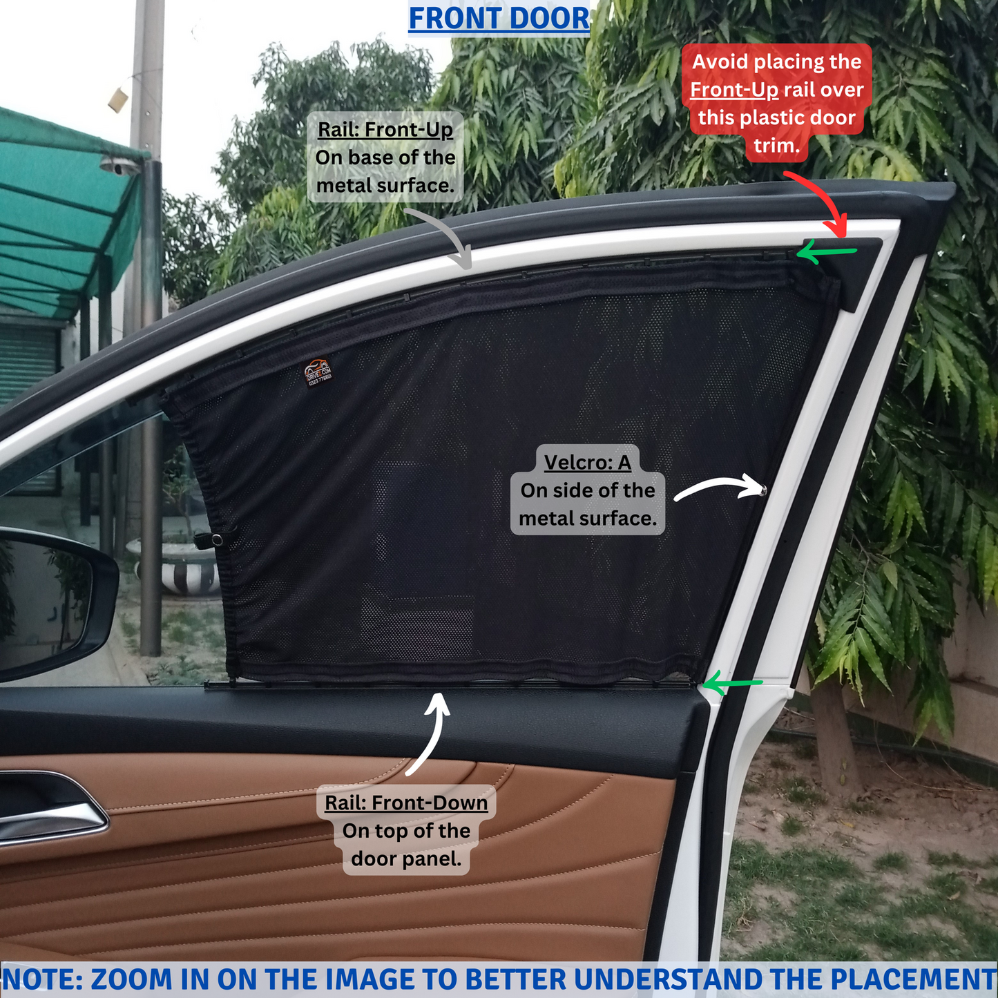 MG HS 1st Car Curtains (2020/2023)