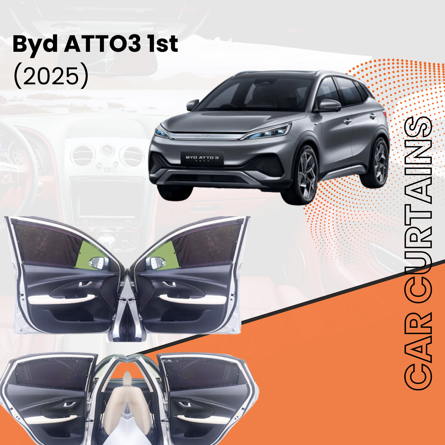 Byd ATTO3 1st 2025 Car Curtains