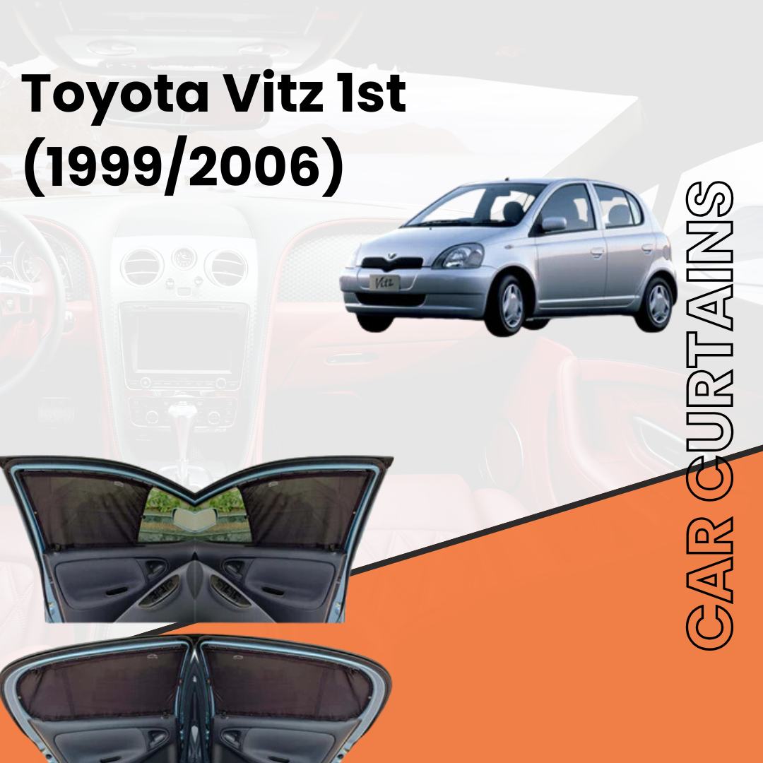 Toyota Vitz 1st Car Curtains (1999/2006)
