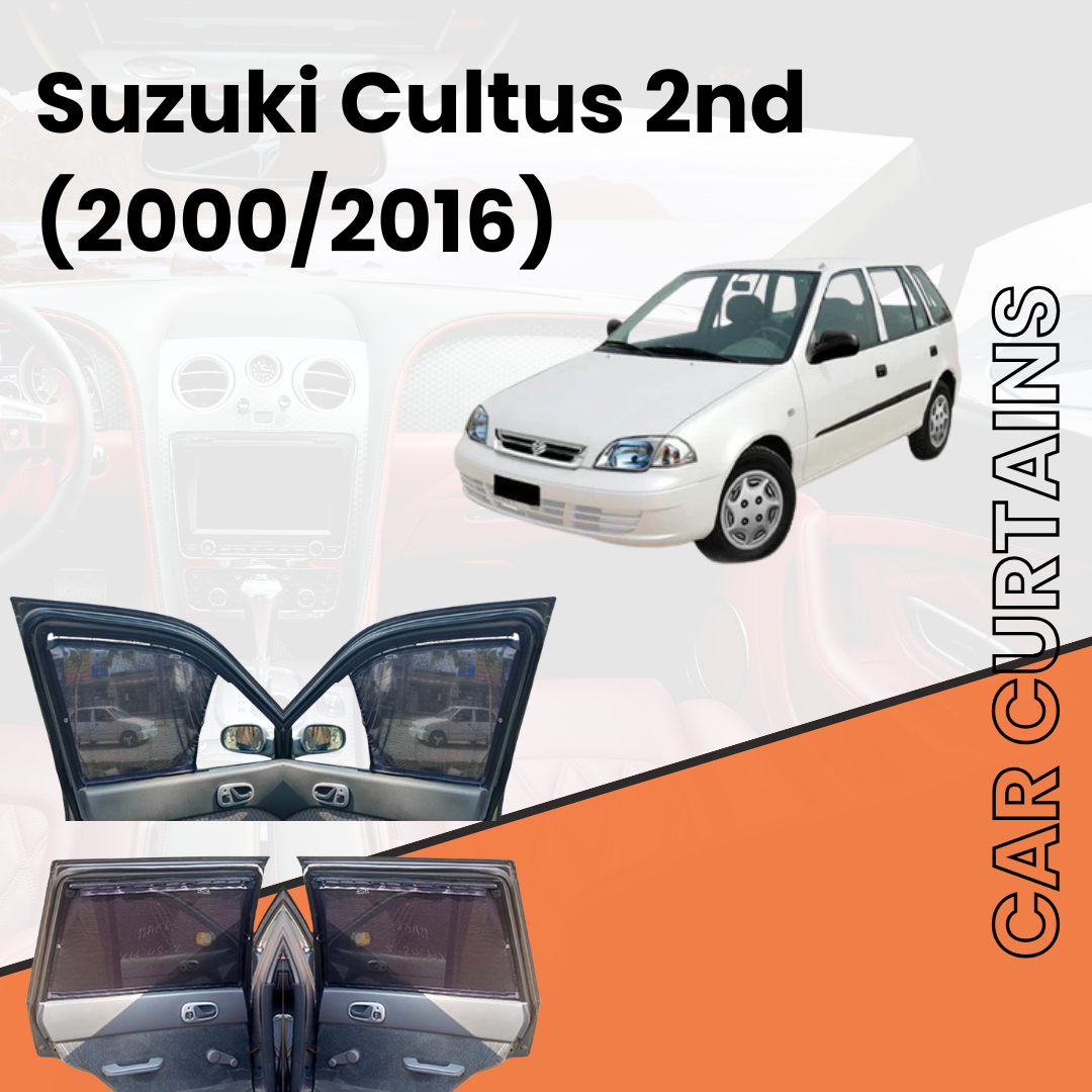 Suzuki Cultus 2nd Car Curtains (2000/2016)