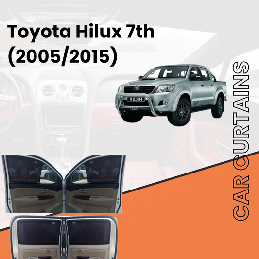 Toyota Hilux 7th (Vigo) Car Curtains (2005/2015)