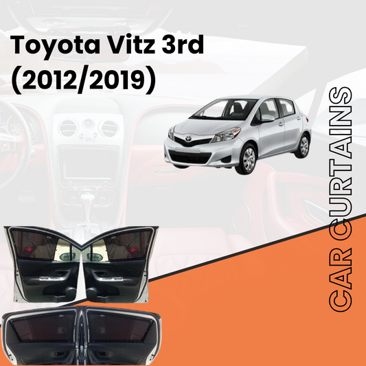Toyota Vitz 3rd Car Curtains (2012/2021)