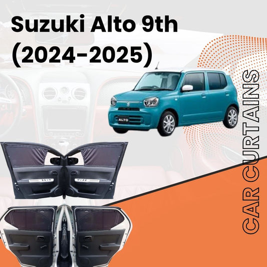 Suzuki Alto 9th Car Curtains (2024-2025)