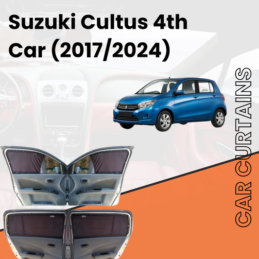 Suzuki Cultus 4th Car Curtains (2017/2023)