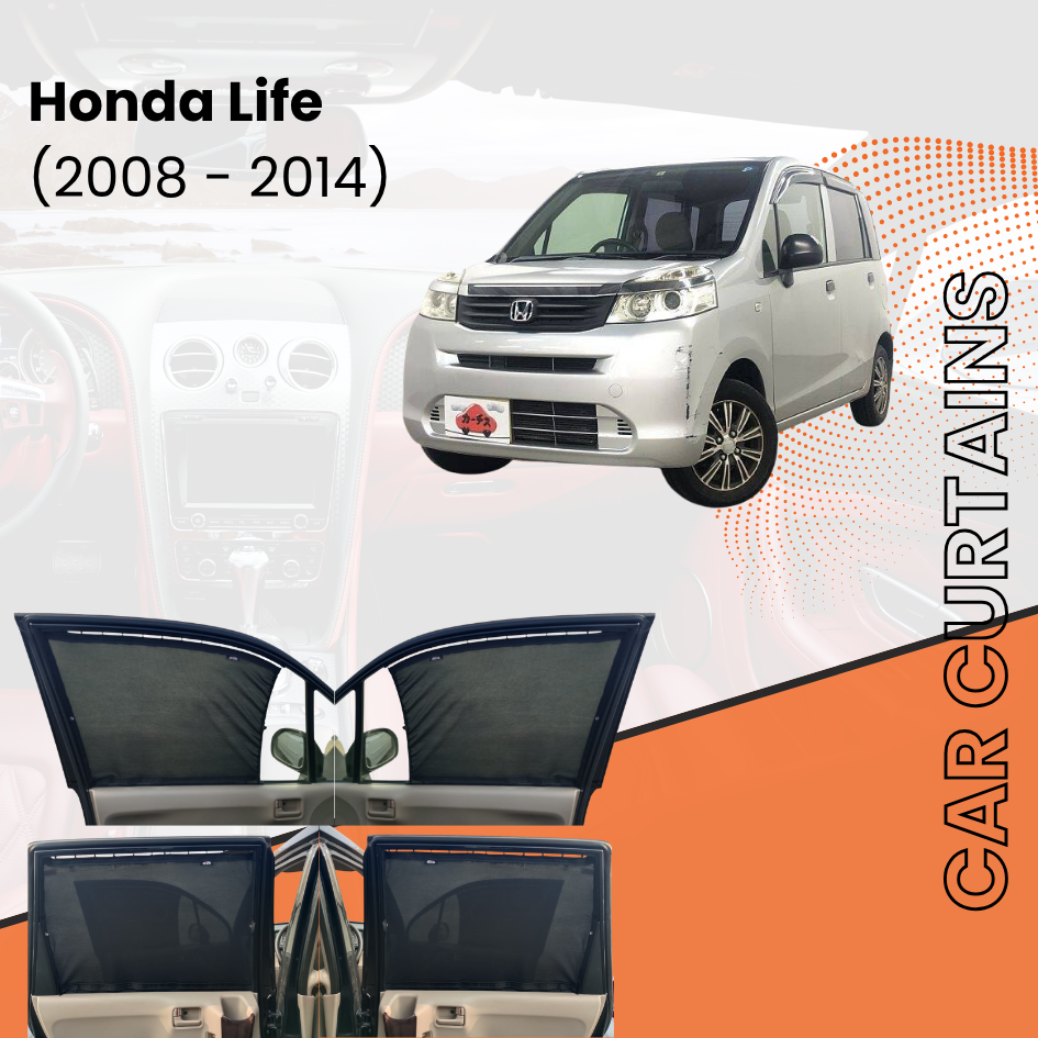 Honda Life (2008 - 2014) 5 gen Car Curtains