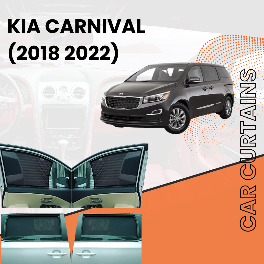 Kia Carnival 1st Car Curtains (2018/2021) 4 Windows