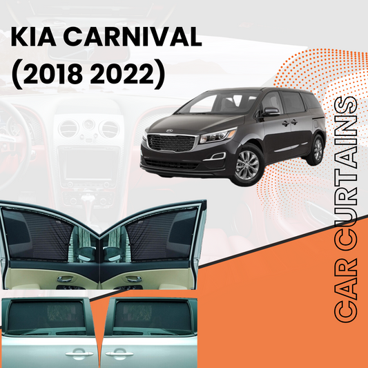 Kia Carnival 1st Car Curtains (2018/2021) 4 Windows