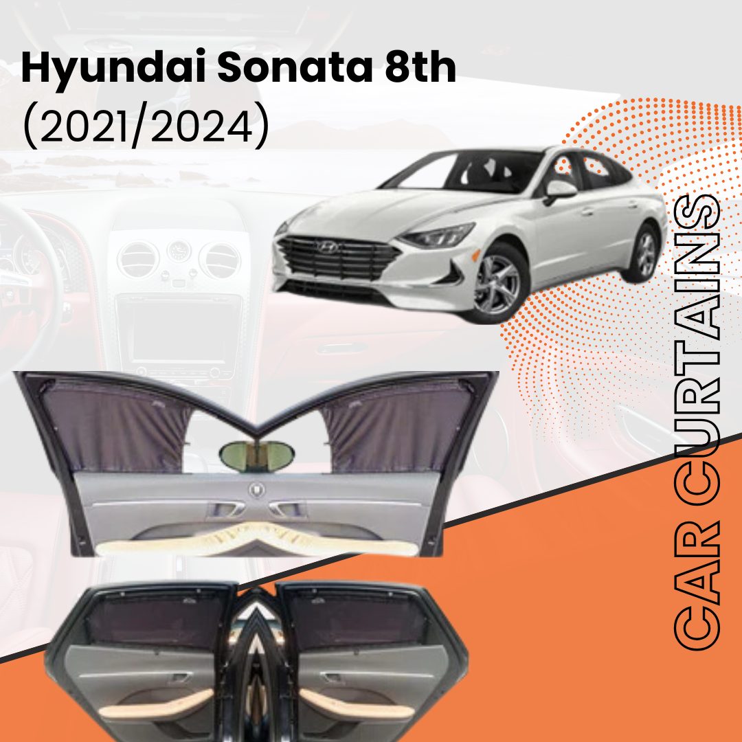 Hyundai Sonata 8th Only Front Car Curtains (2021/2023)