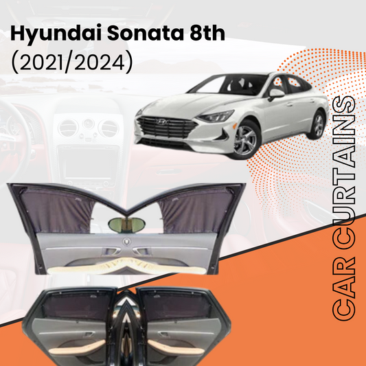Hyundai Sonata 8th Only Front Car Curtains (2021/2023)
