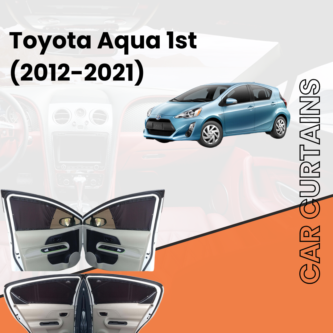 Toyota Aqua 1st Car Curtains (2012/2021)