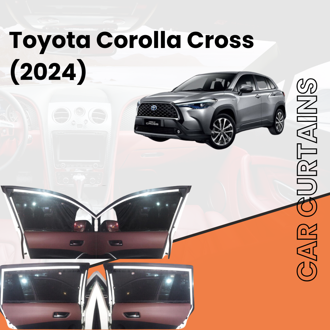 Toyota Corolla Cross 1st Car Curtains (2023/2024)