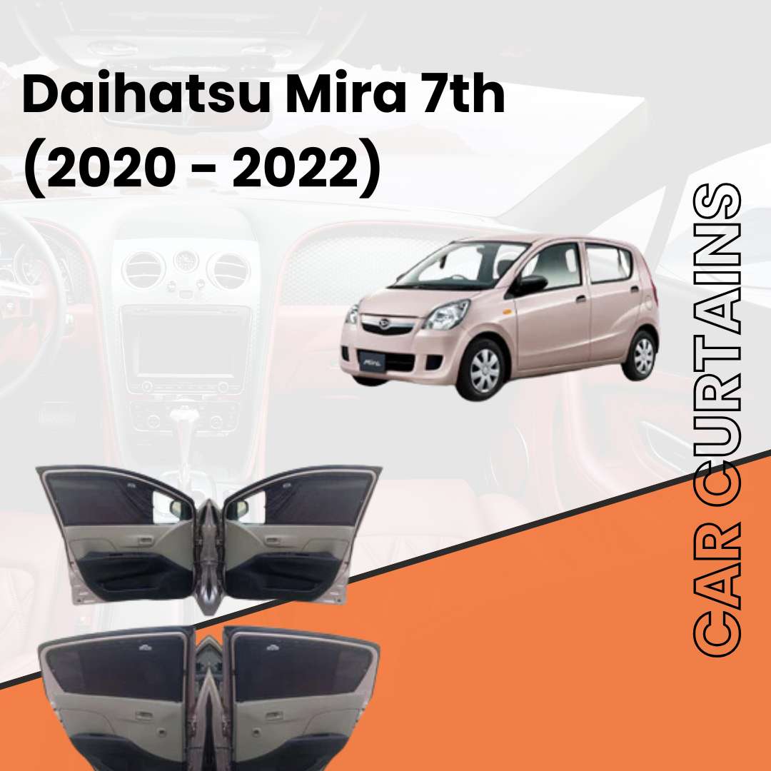 Daihatsu Mira 7th Car Curtains (2006/2018)