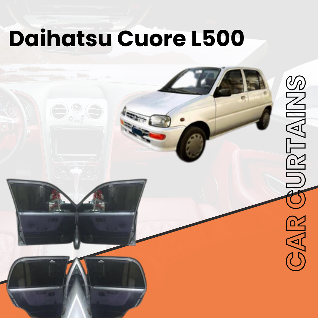 Daihatsu Cuore L500 Car Curtains (2000-2012)