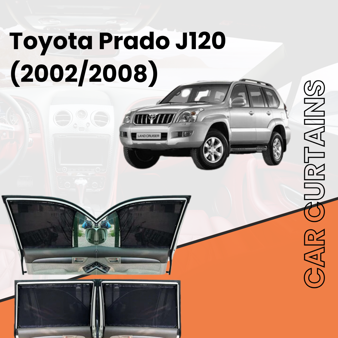 Toyota Prado J120 3rd Car Curtains (2002/2009)