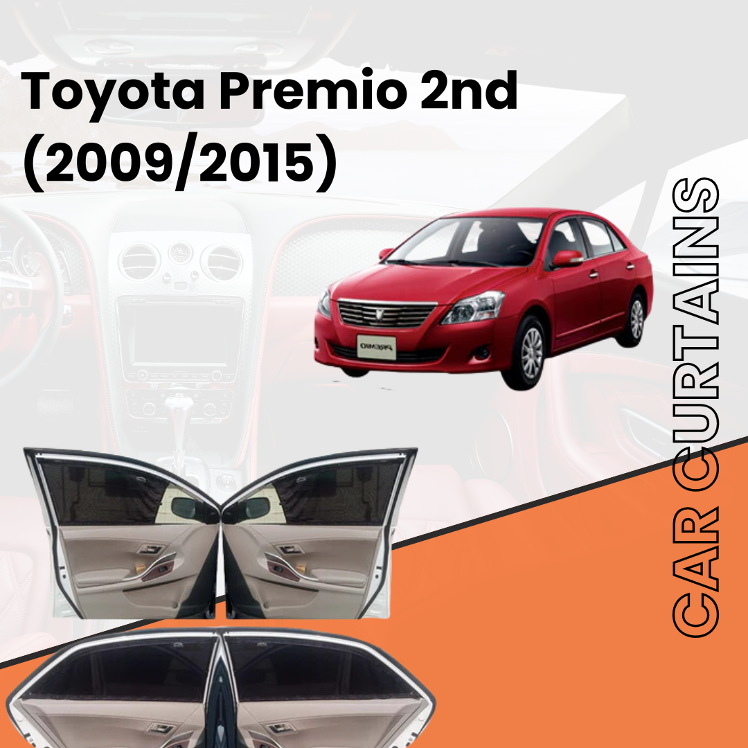Toyota Premio 2nd Car Curtains (2009/2015)