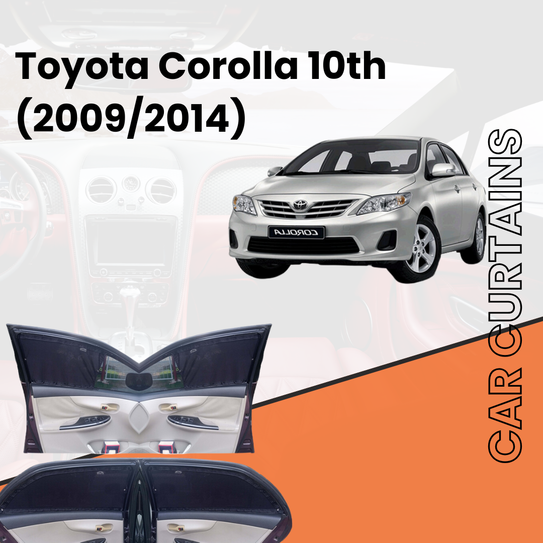 Toyota Corolla 10th Car Curtains (2009/2014)