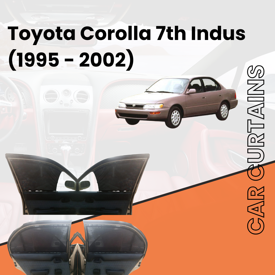 Toyota Corolla 7th Indus Car Curtains (1991 - 1997)