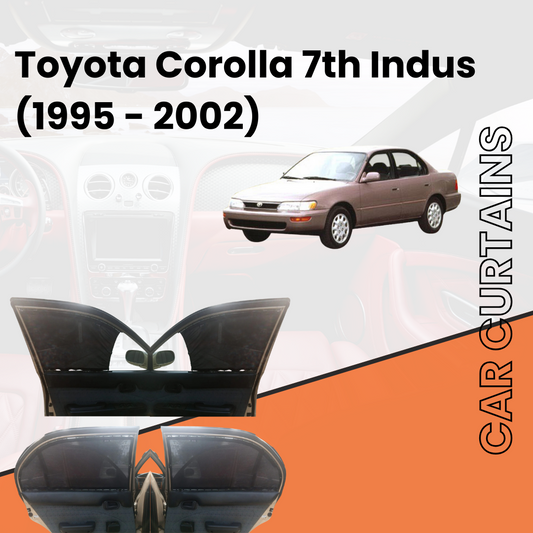 Toyota Corolla 7th Indus Car Curtains (1991 - 1997)