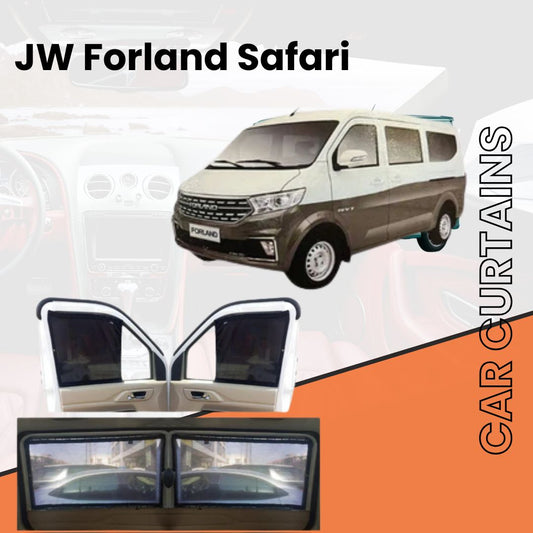 JW Forland Safari Car Curtains 6 Windows