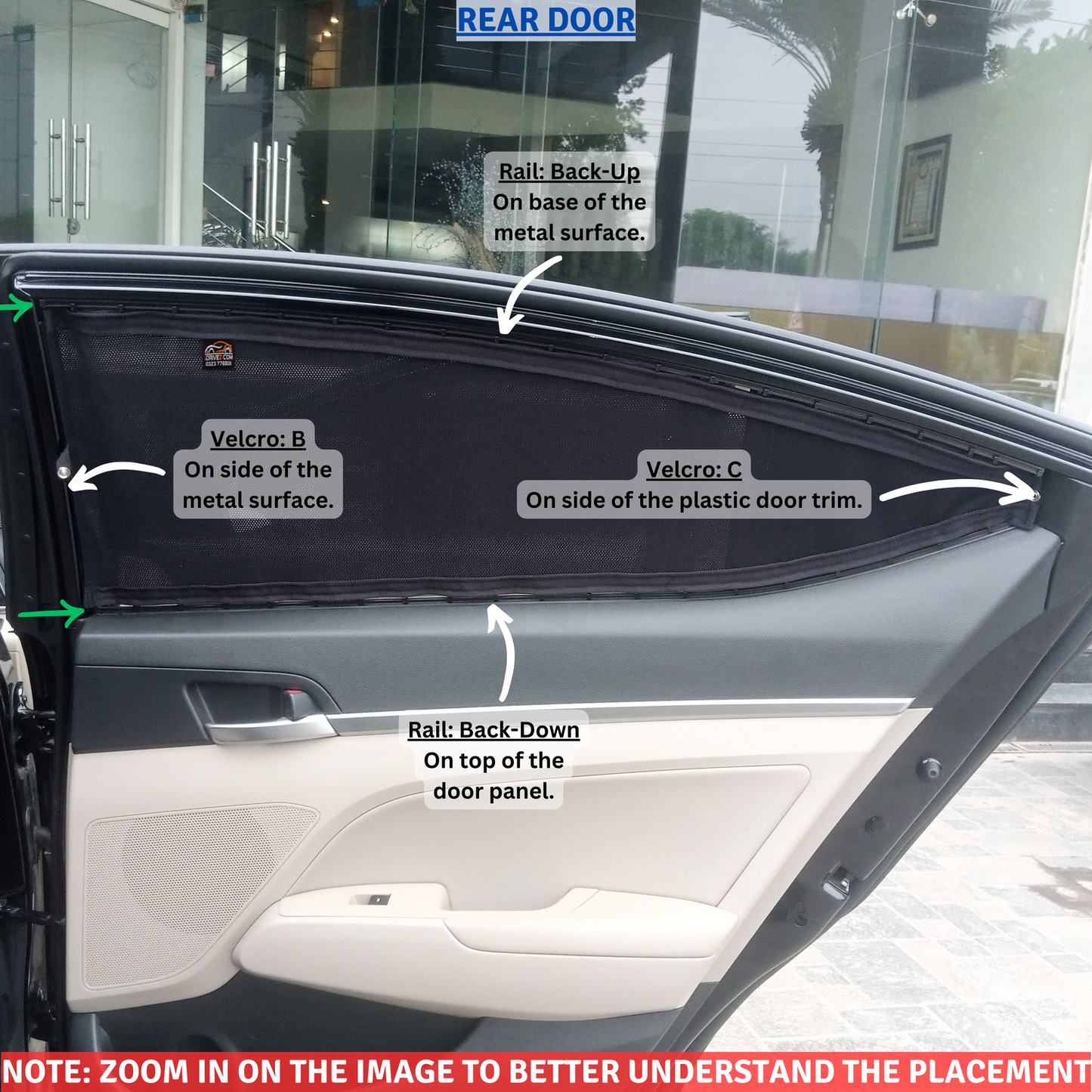 Hyundai Elantra 6th Car Curtains (2021/2023)