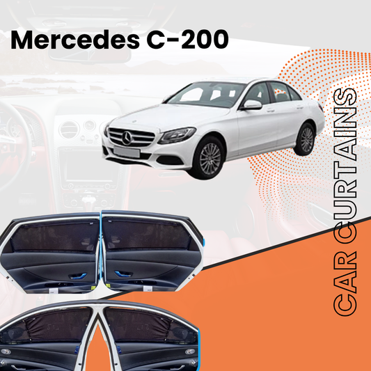 Mercedes C-200 Car Curtains