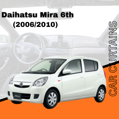 Daihatsu Mira 6th (2006/2010) Car Curtains