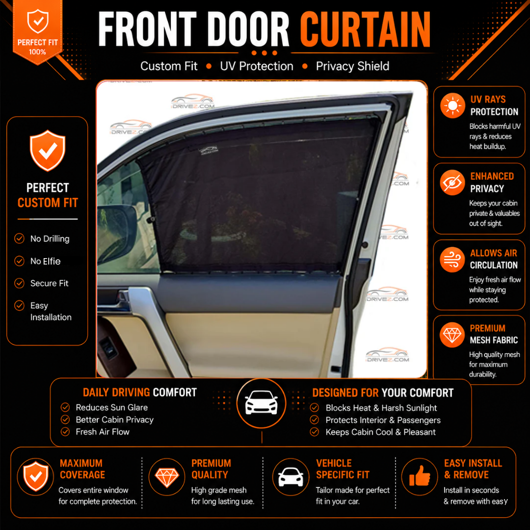 Toyota Prado J150 4th Car Curtains (2010/2023)