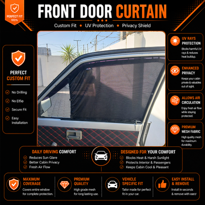 Suzuki Mehran 1st Car Curtains  (1988/2019)