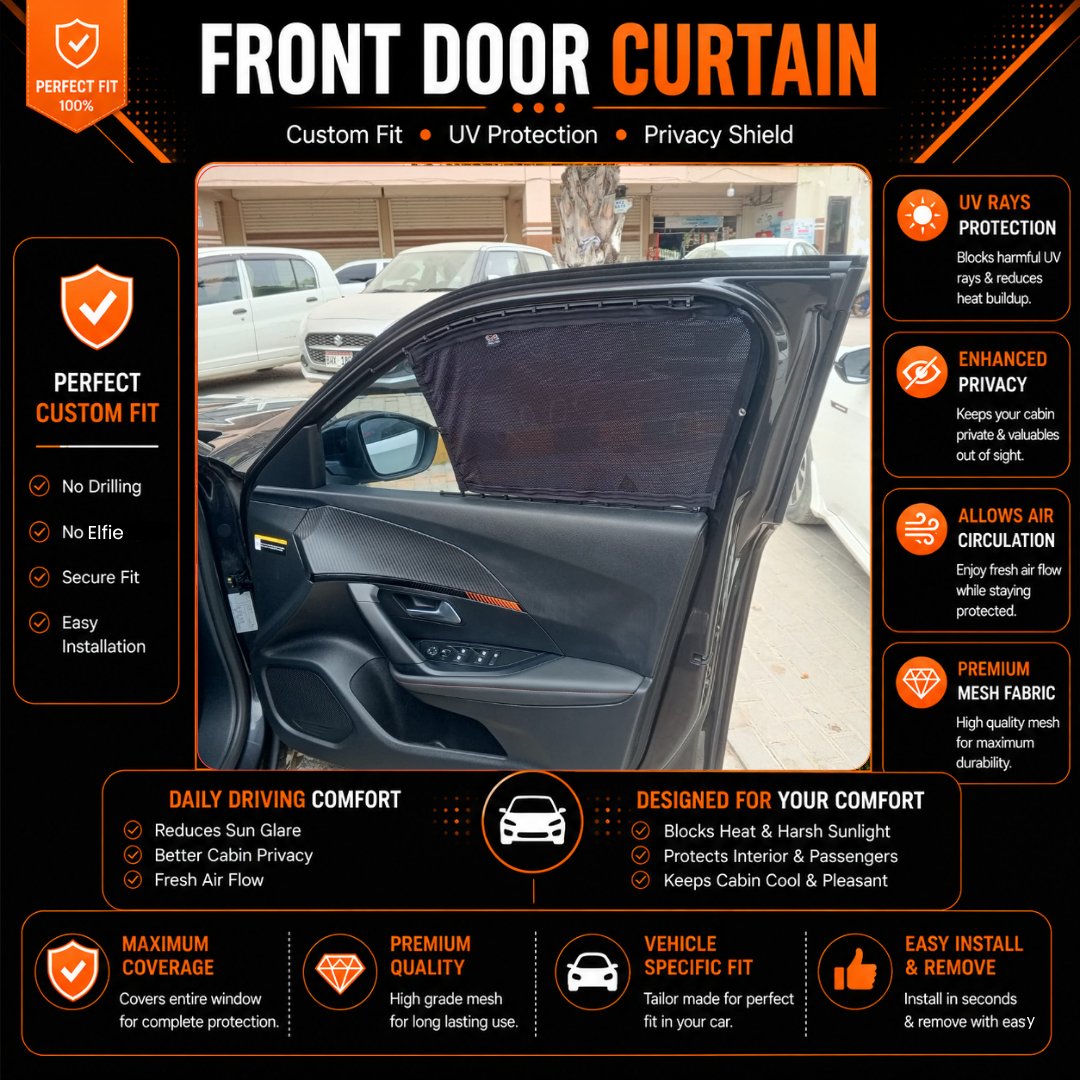 Peugeot 2008 2nd Car Curtains (2022/2024)