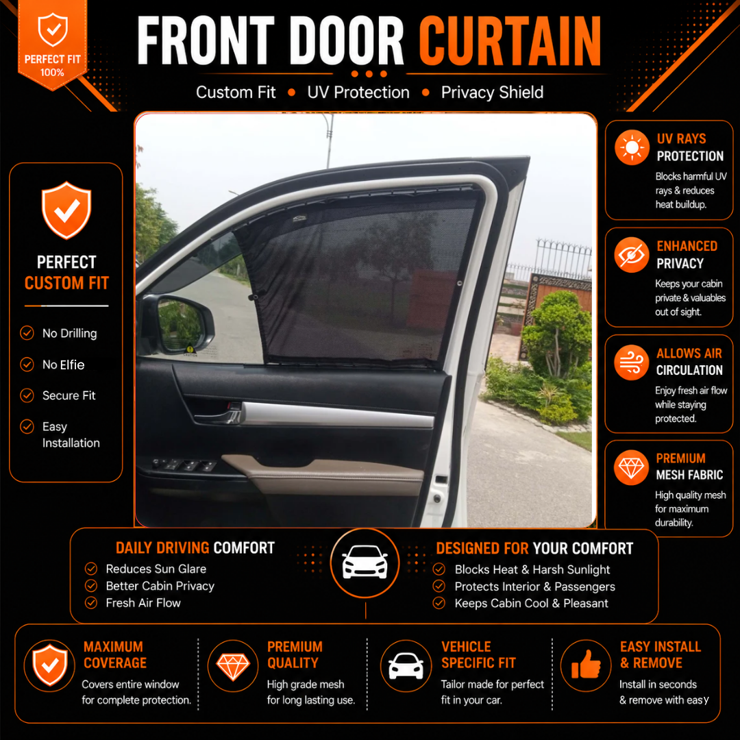 Isuzu D-Max 2nd Car Curtains (2018/2023)