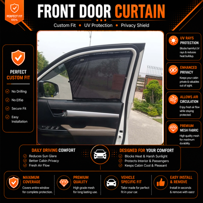 Isuzu D-Max 2nd Car Curtains (2018/2023)