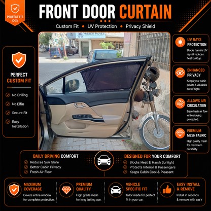 Honda Civic 9th (Rebirth) Car Curtains (2013/2015)