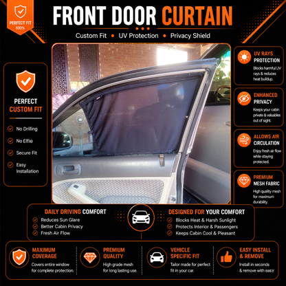 Honda Civic 7th (Eagle Eye) Car Curtains (2003/2007)