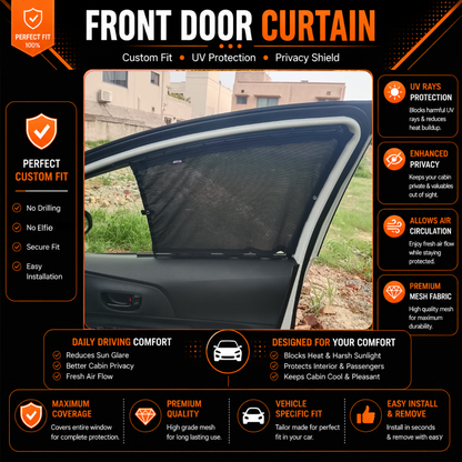 Toyota Aqua 1st Car Curtains (2012/2021)