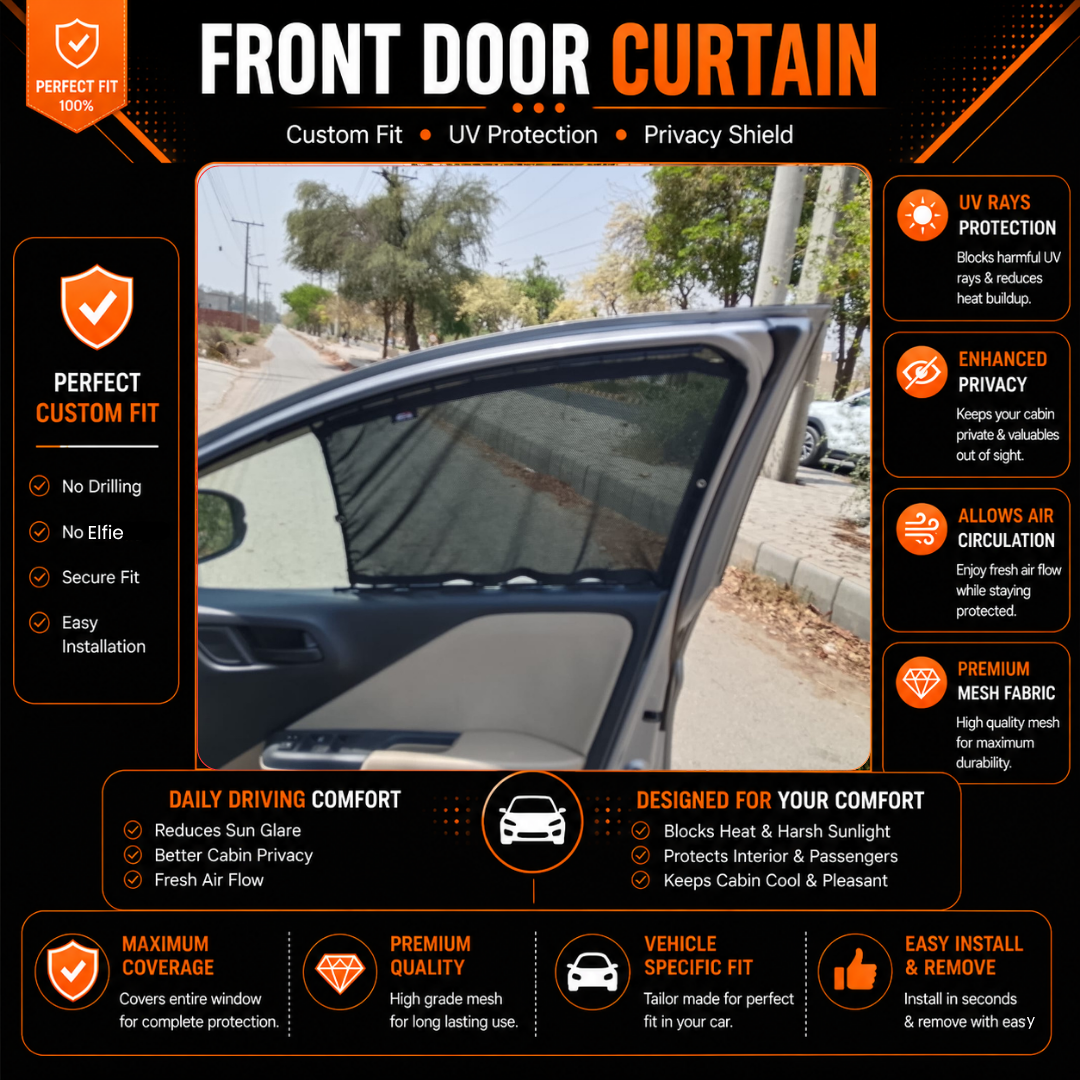 Honda City 6th (Grace) Car Curtains (2021/2024)