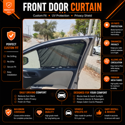 Honda City 6th (Grace) Car Curtains (2021/2024)